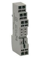 RELAY SOCKET, 8P, DIN RAIL, SCREW CLAMP