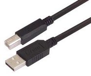 USB CABLE, 2.0 A PLUG-B PLUG, 4M