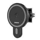Magnetic car holder Dudao F13 with Qi induction charger, 15W (black), Dudao