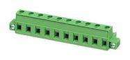 TERMINAL BLOCK, PLUGGABLE, 3POS, 12AWG