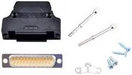 D SUB CONN, PLUG, 25POS, SOLDER
