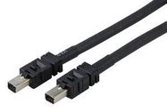 PATCH CABLE, RJ45 PLUG, CAT5E, 5M, BLACK