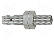 Sensor: inductive; OUT: PNP / NO; 0÷2.4mm; 10÷30VDC; M8; IP67; 100mA IFM ELECTRONIC