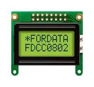 DISPLAY, ALPHANUMERIC, 8X2, YELLOW GRN