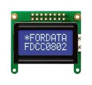 DISPLAY, ALPHANUMERIC, 8X2, WHITE