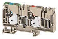 TERMINAL BLOCK, DIN RAIL, 2POS, 6AWG