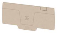 END PLATE, TERMINAL BLOCK, BEIGE