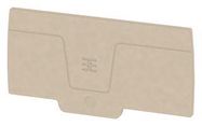 END PLATE, TERMINAL BLOCK, BEIGE