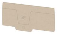 END PLATE, TERMINAL BLOCK, BEIGE