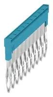 CROSS CONN, 10POS, TERMINAL BLOCK, BLU
