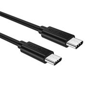 USB-C to USB-C cable Choetech CC0001, 0.5m (black), Choetech