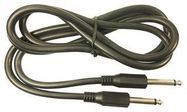 SPEAKER CABLE, PLUG, 6.35MM, BLACK