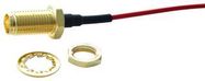 RF CABLE ASSY, SMA JACK-SMA PLUG, 100MM