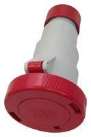 INDUSTRIAL COUPLER, 3P, 32A, 415V, RED