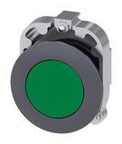 SWITCH ACTUATOR, PUSH BUTTON SW, GREEN