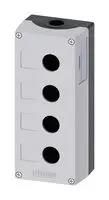 ENCLOSURE, 4 COMMAND POINT, METAL, GRY