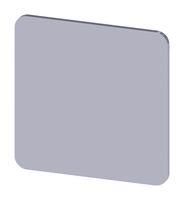 LABELING PLATE, 27MM X 27MM, SILVER