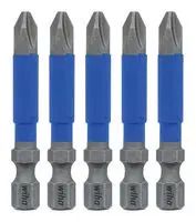 IMPACT BIT, PH2, 1/4" DR, 2" LG, 5PK