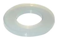 FLAT WASHER, #6, 7.9MM OD, NAT, PA 6.6