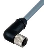 CABLE ASSY, 3P, R/A RCPT-FREE END, 6.6 