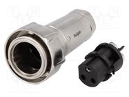 Connector: circular; plug; female; PIN: 3; Buccaneer 7000; 25A; 600V BULGIN