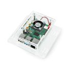 Case for Raspberry Pi 4B - acrylic Vesa V2 + fan - transparent
