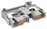 TERMINAL BLOCK, DIN RAIL, 2POS, 8AWG