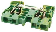 TERMINAL BLOCK, DIN RAIL, 2POS, 6AWG