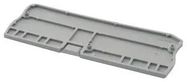 END COVER, DIN RAIL TERMINAL BLOCK