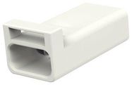 RECEPTACLE HOUSING, 3POS, PBT, WHITE