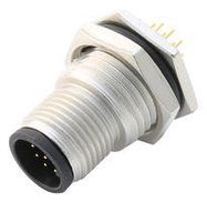 SENSOR CONNECTOR, M12, PLUG, 12POS