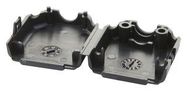 D SUB BACK SHELL, 180DEG, SIZE DE