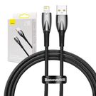 USB cable for Lightning Baseus Glimmer Series, 2.4A, 1m (Black), Baseus