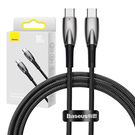 USB-C cable for USB-C Baseus Glimmer Series, 100W, 1m (Black), Baseus
