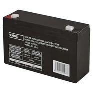 SLA battery 6V 12Ah faston 4,7 mm, EMOS