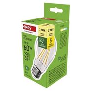 LED Bulb Filament A60 A CLASS / E27 / 3.8 W (60 W) / 806 lm / warm white, EMOS