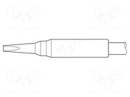 Tip; chisel; 0.6x0.3mm JBC TOOLS