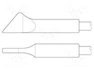 Tip; shovel; 3.5x0.7mm JBC TOOLS