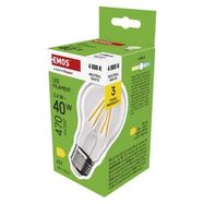 LED Bulb Filament A60 / E27 / 3.4 W (40 W) / 470 lm / Neutral White, EMOS