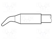 Tip; bent conical; 1.2mm; longlife; for  soldering iron; JBC-AP-A JBC TOOLS