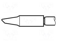 Tip; conical sloped; 1mm JBC TOOLS