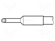 Tip; minispoon; 2.3mm; longlife JBC TOOLS