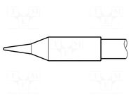 Tip; conical,elongated; 0.6mm; longlife JBC TOOLS