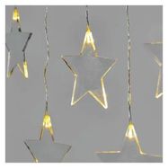 LED Christmas curtain – stars, 45x84 cm, outdoor and indoor, warm white, EMOS