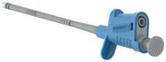 PINCER CLIP W/ 4MM BANANA JACK, BLUE