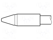 Tip; chisel; 4.8x1.5mm; longlife; for soldering station JBC TOOLS