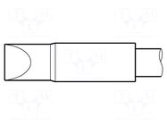 Tip; chisel; 7.5x1.5mm; longlife JBC TOOLS