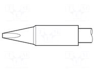 Tip; chisel; 2x0.9mm; longlife JBC TOOLS