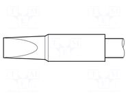 Tip; chisel; 6x1.7mm; longlife JBC TOOLS