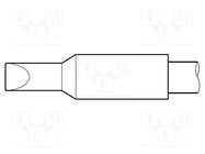 Tip; chisel; 5x1.2mm; longlife JBC TOOLS